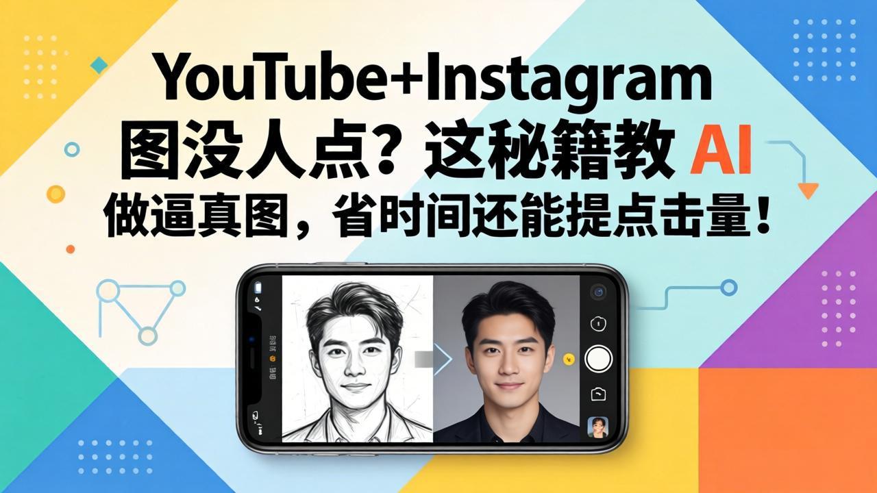 YouTube+Instagram图没人点？这秘籍教 AI 做逼真图，省时间还能提点击量-聊项目