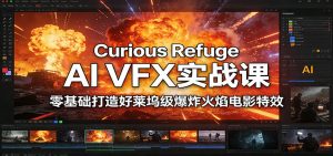 Curious Refuge AI VFX实战课,零基础打造好莱坞级爆炸火焰电影特效-聊项目