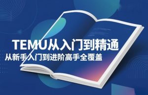 TEMU从入门到精通,从新手入门到进阶高手全覆盖-聊项目