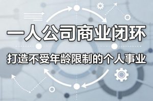 一人公司商业闭环，打造一份不受年龄限制的个人事业-聊项目