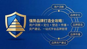 强势品牌打造全攻略:用户洞察 + 定位 + 塑造 + 传播 + 资产建设,一站式学会品牌管理-聊项目