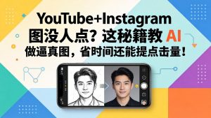 YouTube+Instagram图没人点？这秘籍教 AI 做逼真图，省时间还能提点击量-聊项目