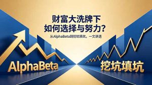 付费文章:财富大洗牌下如何选择与努力?从AlphaBeta到挖坑填坑,一文讲透-聊项目