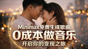 Minimax免费生成歌曲实测!0成本做音乐,说唱流行Lofi一键生成-聊项目