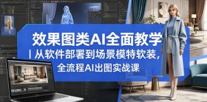 效果图类AI全面教学|从软件部署到场景模特软装,全流程AI出图实战课-聊项目
