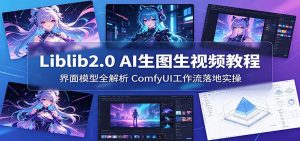 Liblib2.0 AI生图生视频教程：界面模型全解析，ComfyUI工作流落地实操-聊项目
