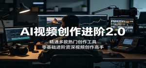 AI视频创作进阶2.0：精通多款热门创作工具，零基础进阶资深视频创作高手-聊项目