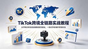 TikTok+独立站跨境基础全套教程，拆解平台盈利逻辑，新手从零跑通变现全流程-聊项目